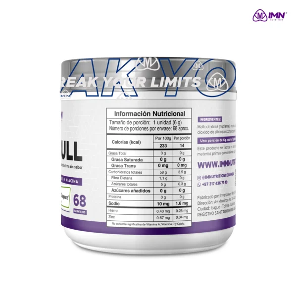 IMN BULL CON CREATINA MONOHIDRATO Creapure ® Monohidratada - Image 6